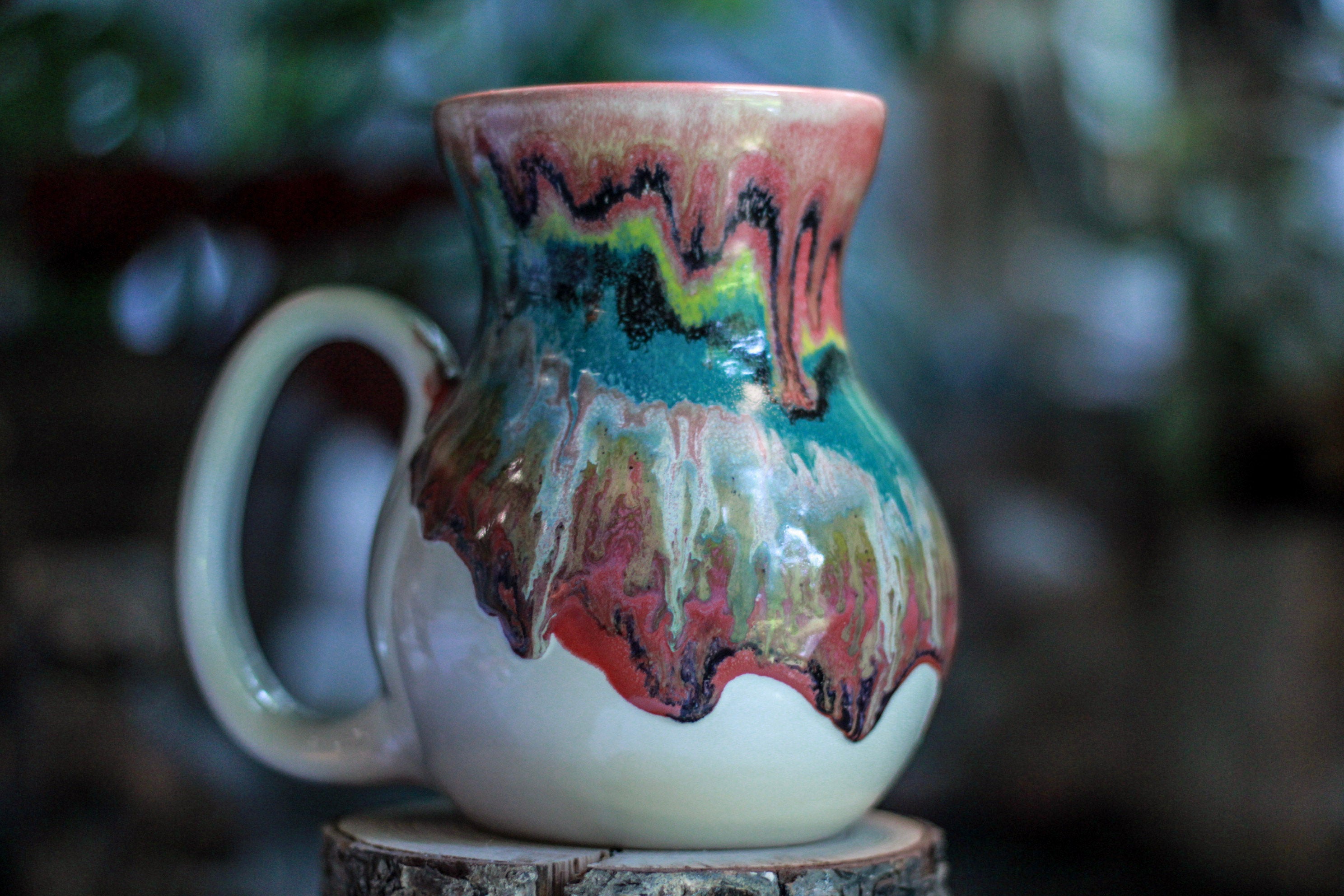 01-A Snowy Grotto Flared Mug, 24 oz.