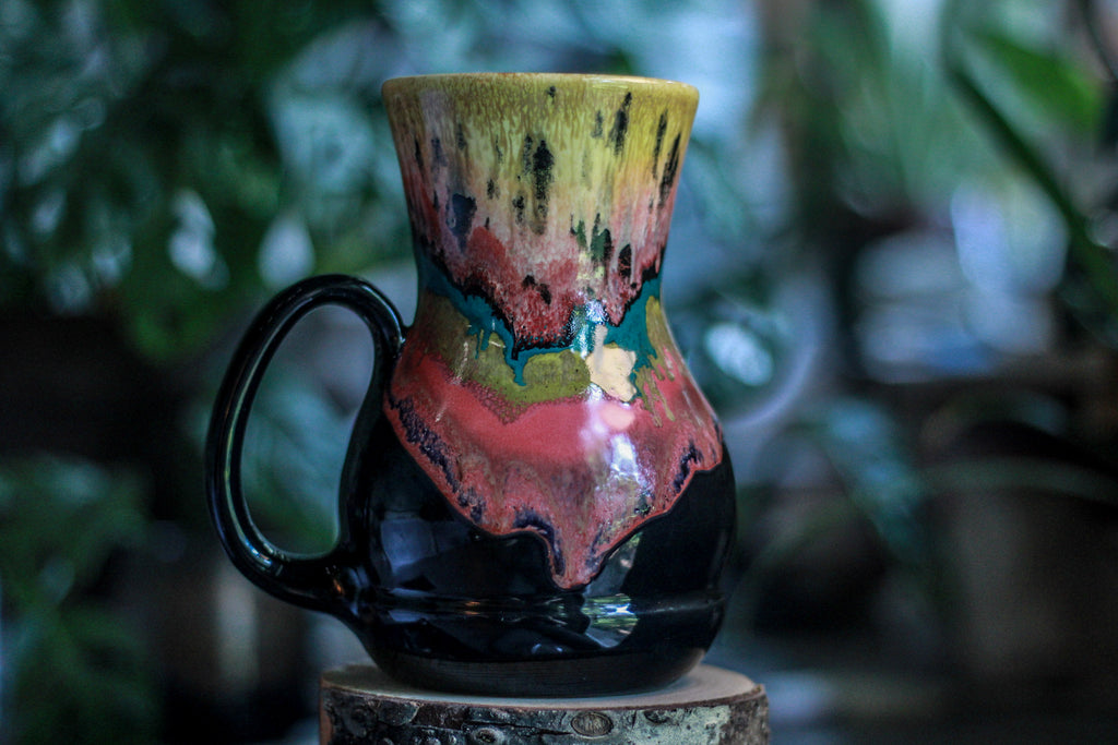 01-A Desert Rainbow Variation Flared Acorn Mug - MINOR MISFIT, 23 oz. - 10% off