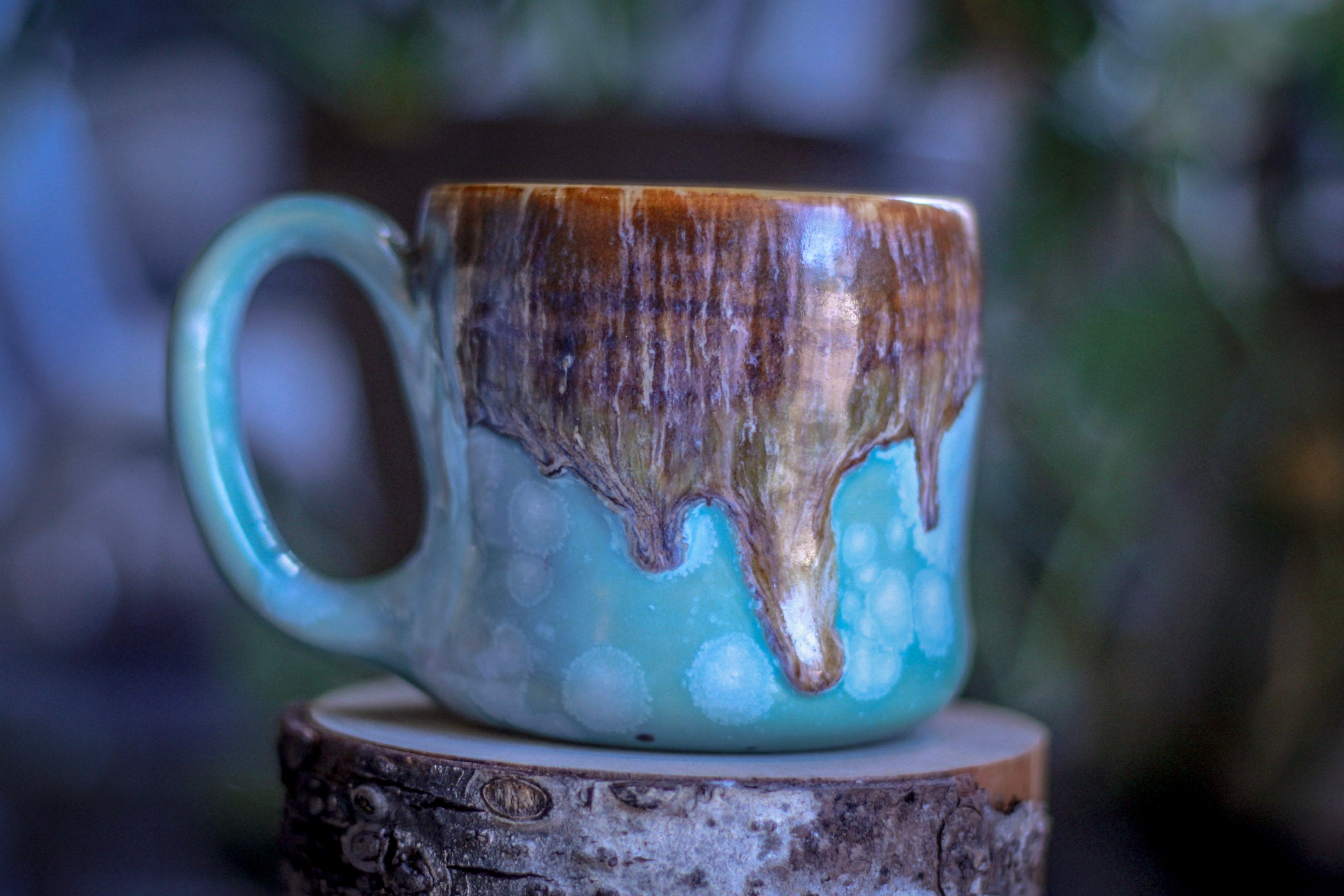 01-E Artic Wave Textured Mug, 10 oz.