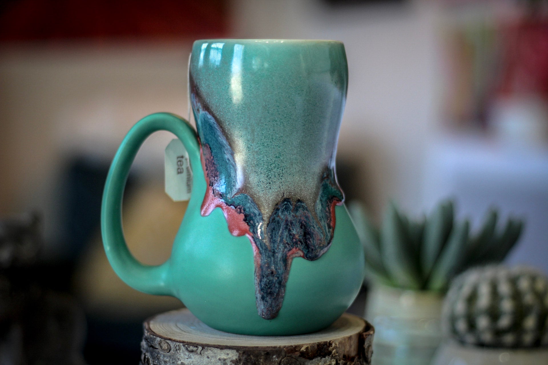 01-B Sonora Notched Gourd Mug - TOP SHELF, 18 oz.