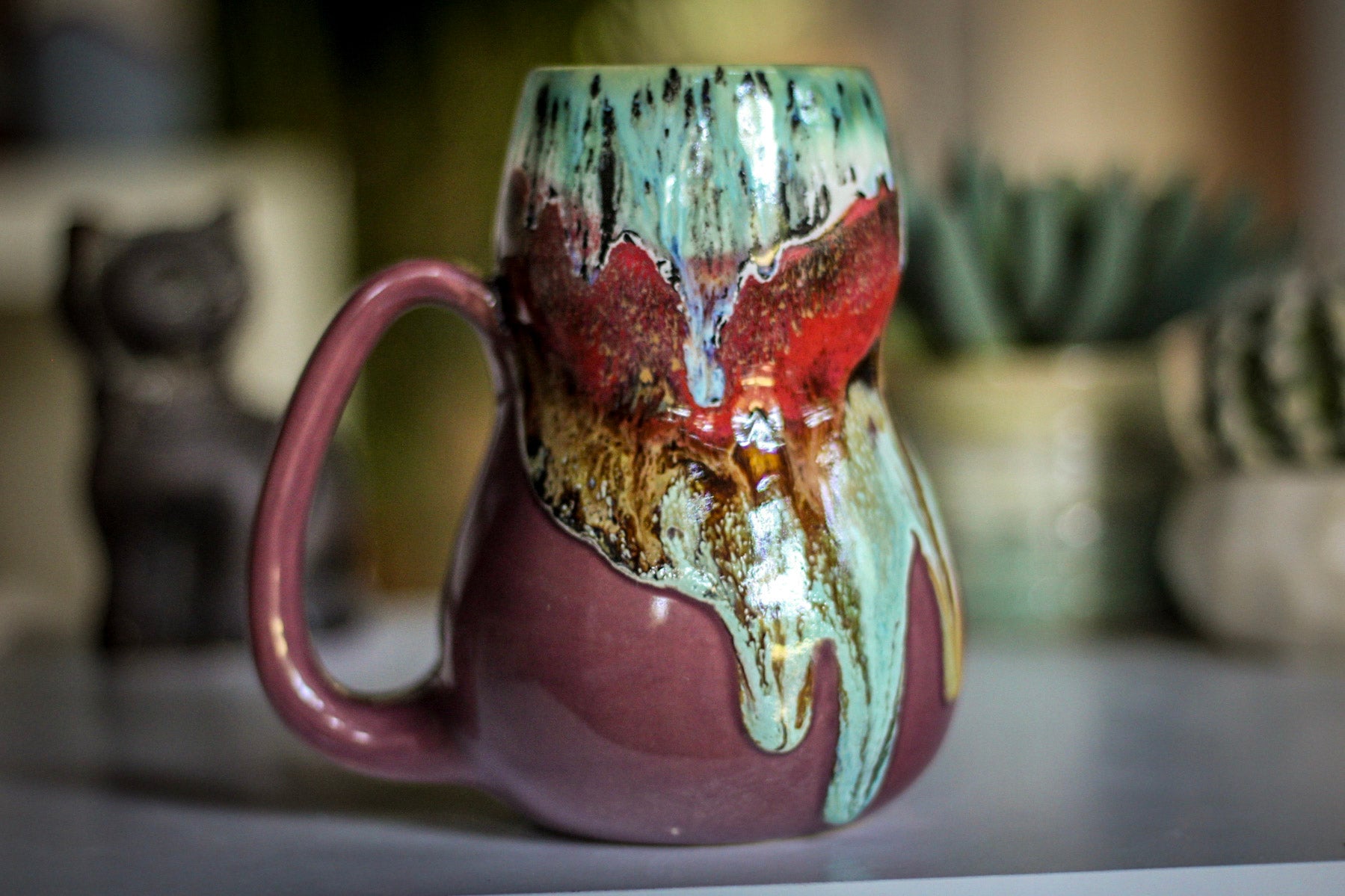 01-A Alpine Mountain Meadow Gourd Mug - MISFIT, 20 oz. - 5% off