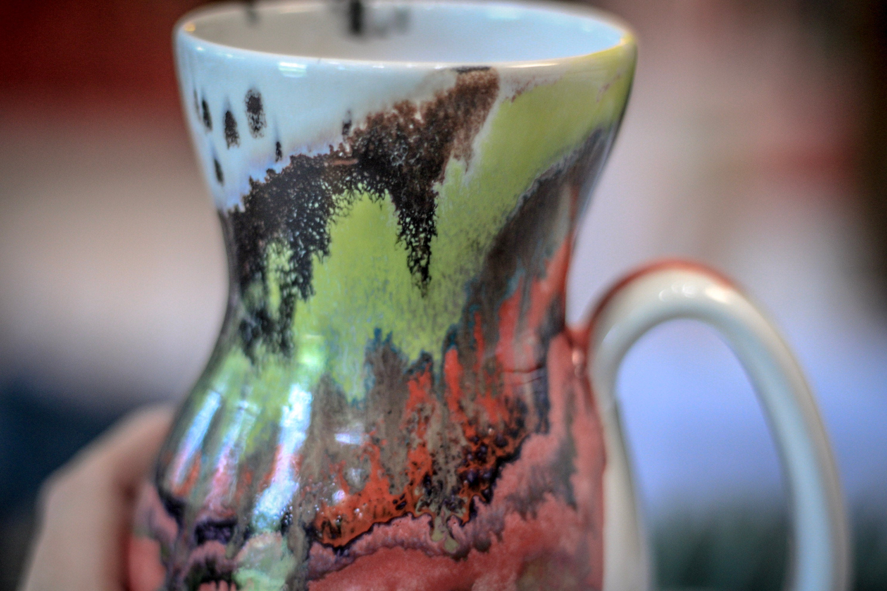 02-B Snowy Grotto Variation Flared Mug, 18 oz.