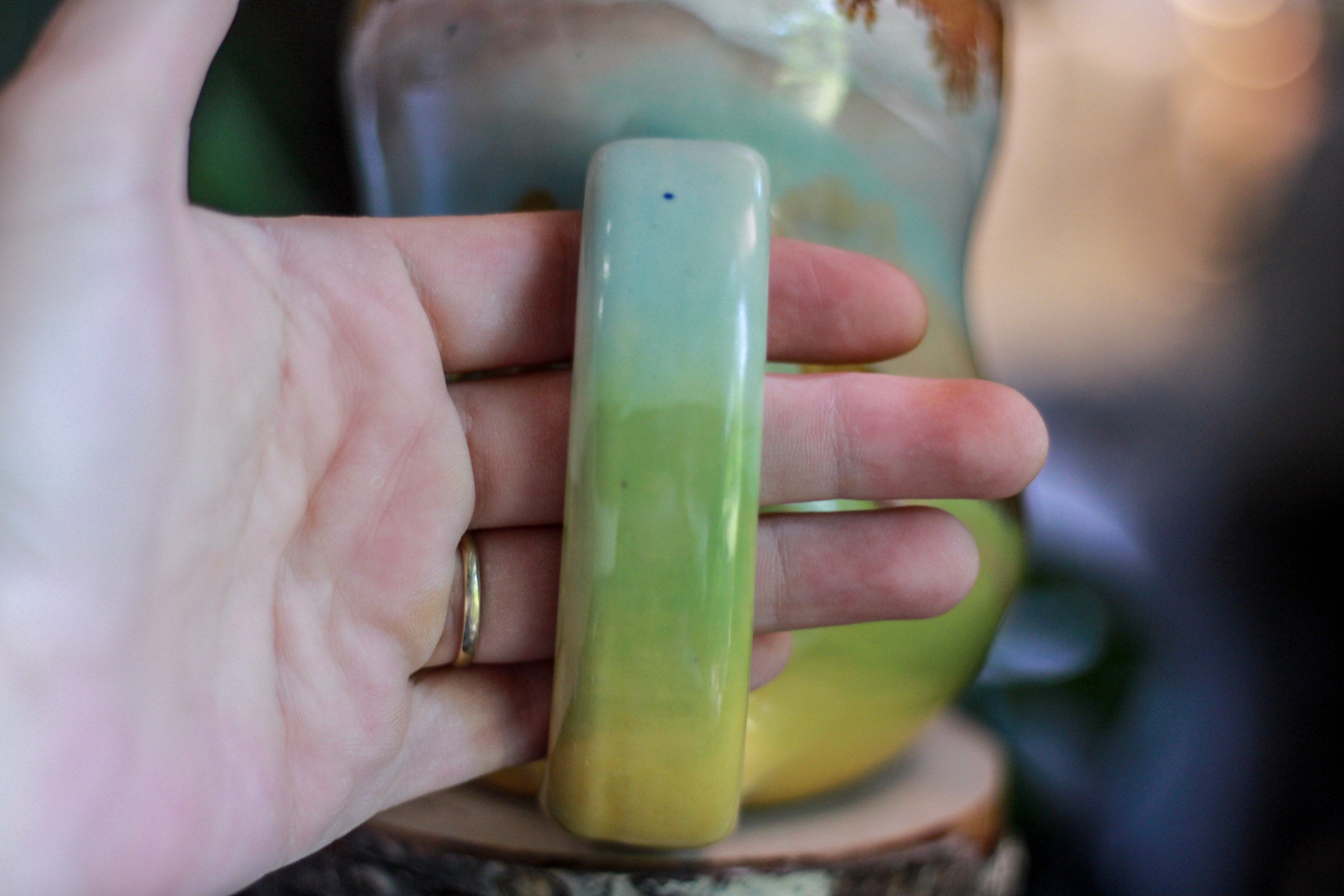 02-C Rainbow PROTOTYPE Gourd Mug, 23 oz.