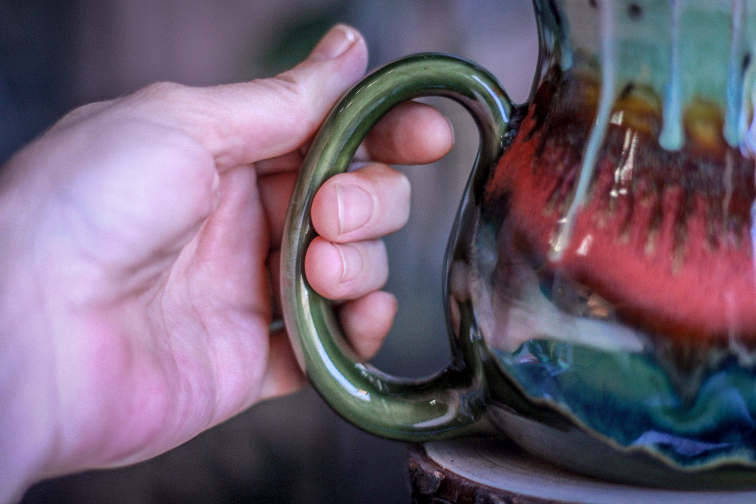 03-B PROTOTYPE Notched Flared Mug, 25 oz.