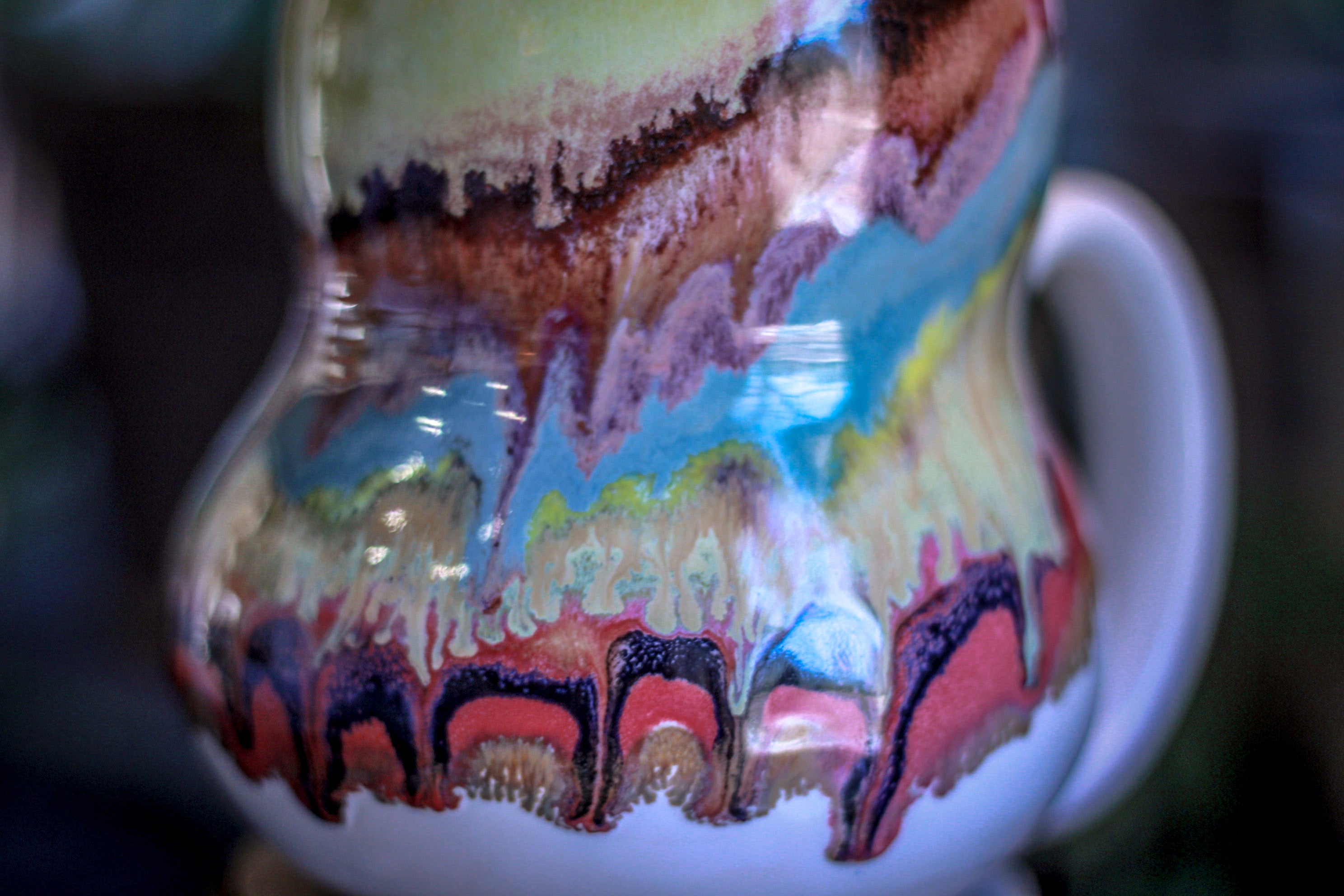 02-B Rainbow Grotto Gourd Mug, 32 oz.