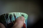 02-A Alpine Mountain Meadow Flared Acorn Mug - TOP SHELF MISFIT, 24 oz.