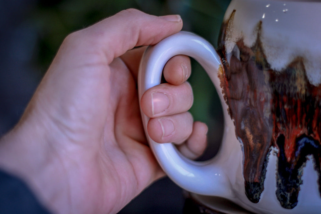 02-B Fire & Ice Gourd Mug, 21 oz.