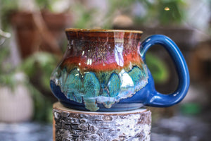 16-B Starry Night Barely Flared Squat Mug - TOP SHELF, 21 oz.