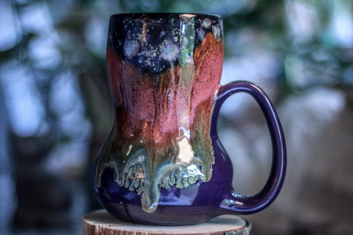 18-B Starry Starry Night Gourd Mug, 20 oz.