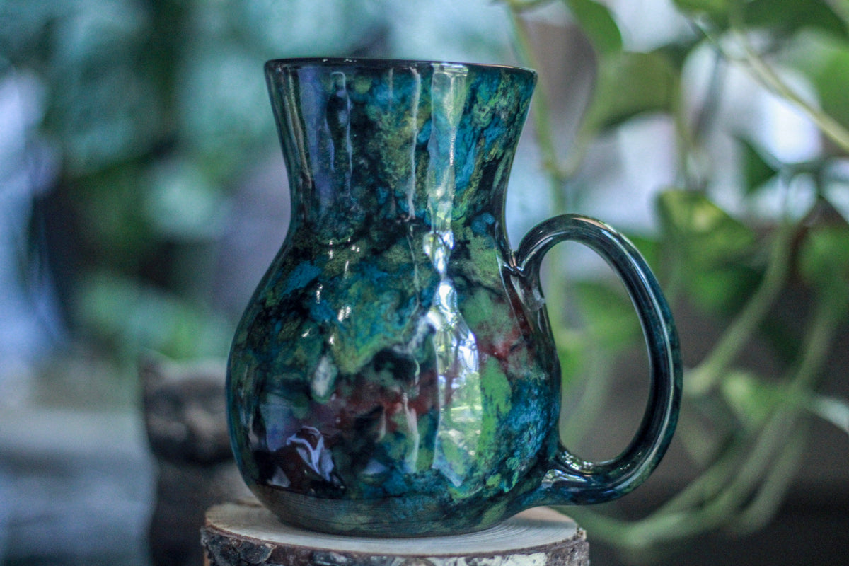 17-B Chrysocolla Flared Mug, 19 oz. 10% off