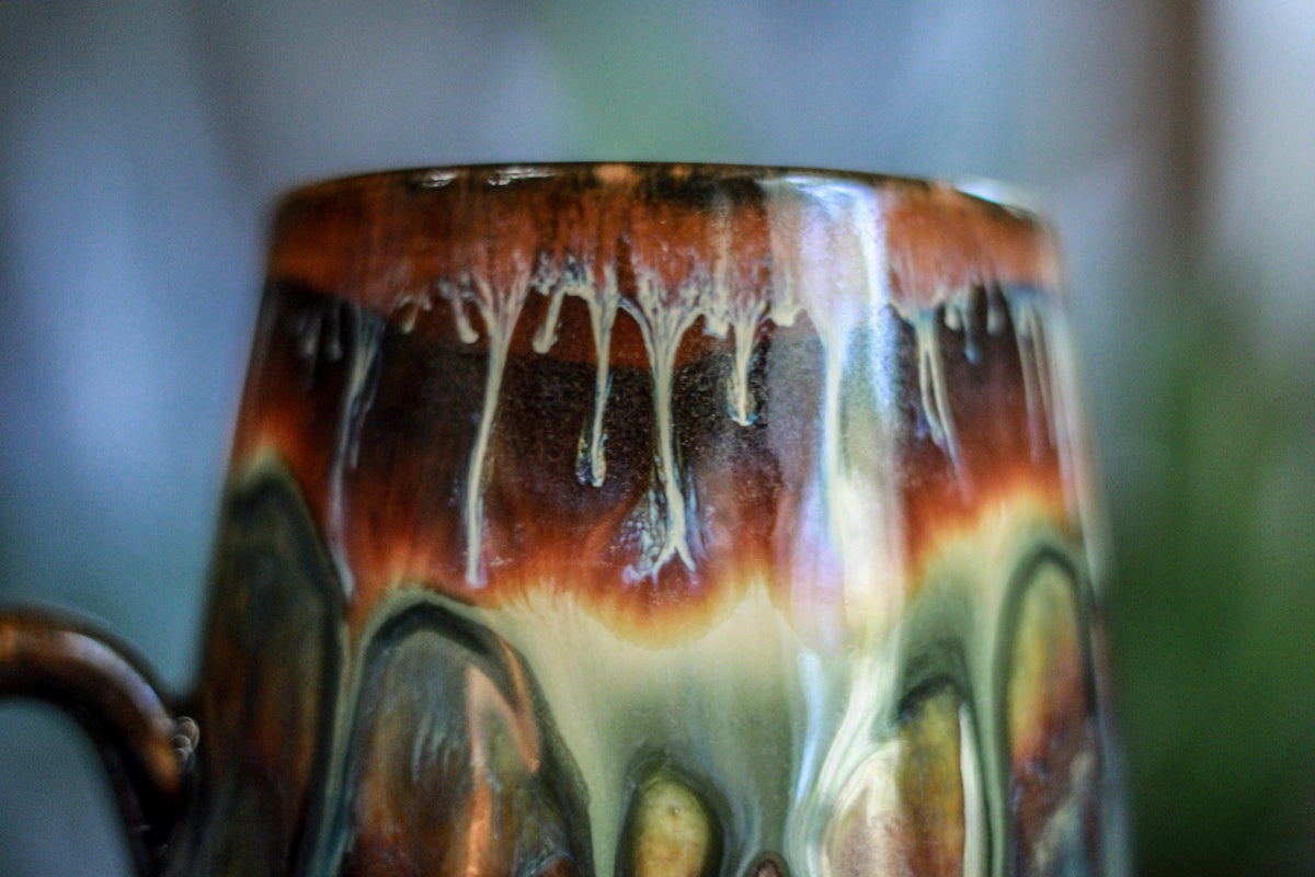 19-A New Earth Notched Crystal Mug, 27 oz.