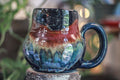 15-B Starry Night Acorn Mug - TOP SHELF MISFIT, 34 oz.