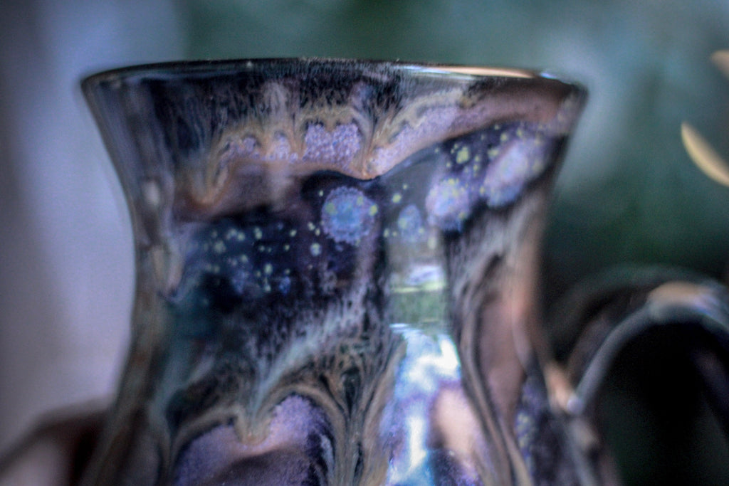 17-D Cosmic Amethyst Grotto Notched Flared Mug - TOP SHELF, 25 oz.