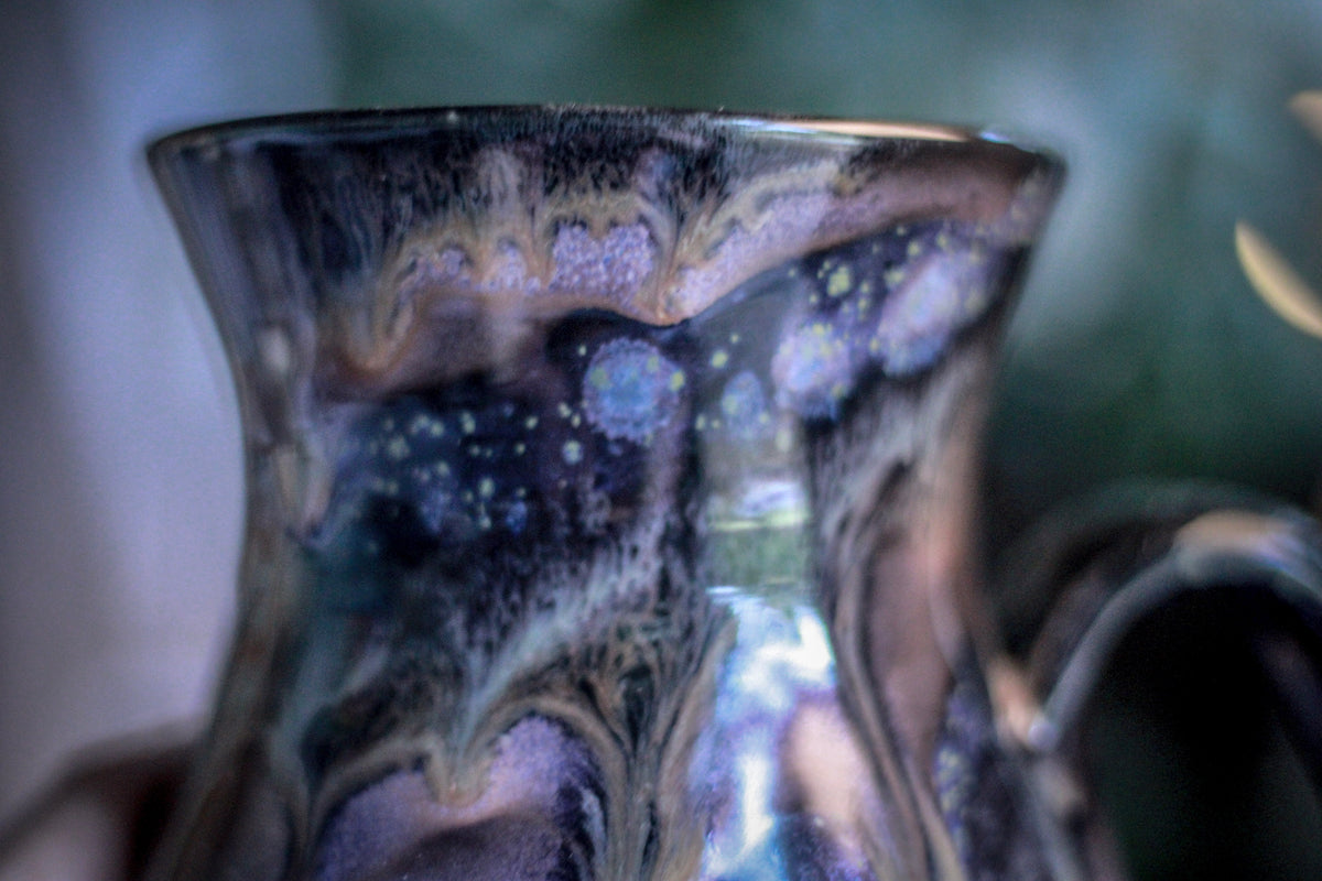 17-D Cosmic Amethyst Grotto Notched Flared Mug - TOP SHELF, 25 oz.