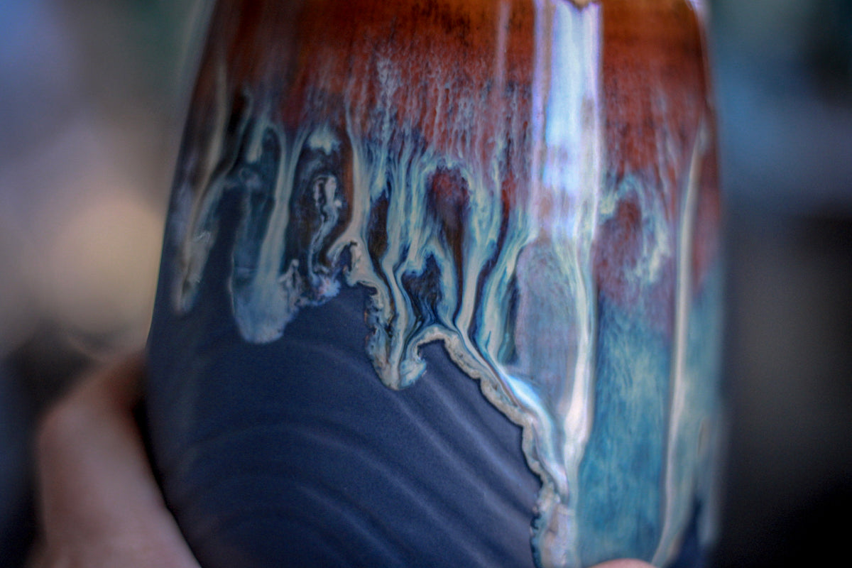 17-D New Wave Textured Stein Mug, 24 oz.