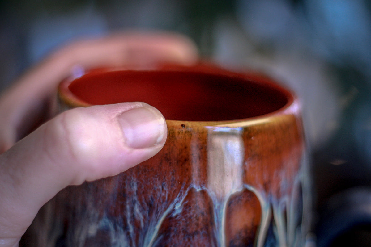 17-D New Wave Textured Stein Mug, 24 oz.