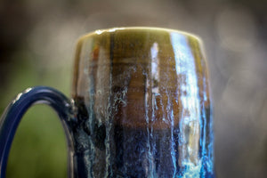 16-D Mossy Wave Textured Gourd Mug, 18 oz.