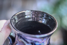 Load image into Gallery viewer, 17-D Cosmic Amethyst Grotto Notched Flared Mug - TOP SHELF, 25 oz.