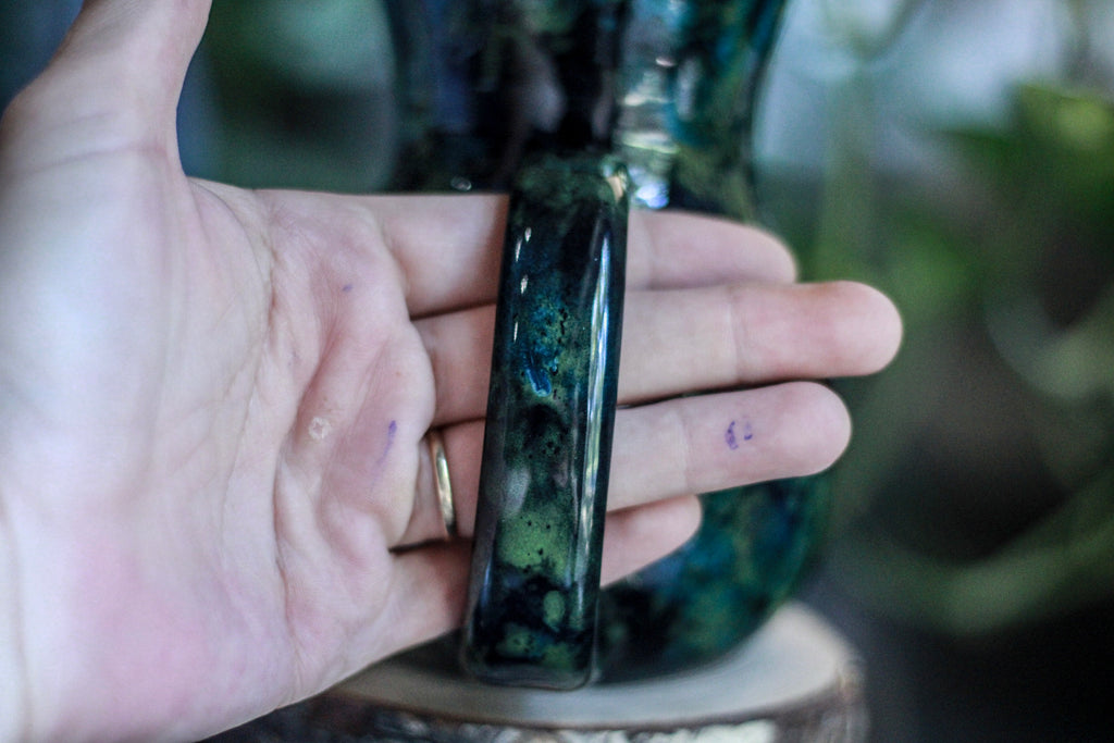17-B Chrysocolla Flared Mug, 19 oz. 10% off