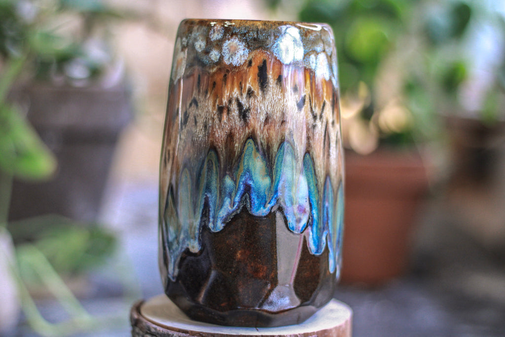 DRAWING WINNER: 17-B Desert Oasis Notched Crystal Mug - TOP SHELF, 23 oz.