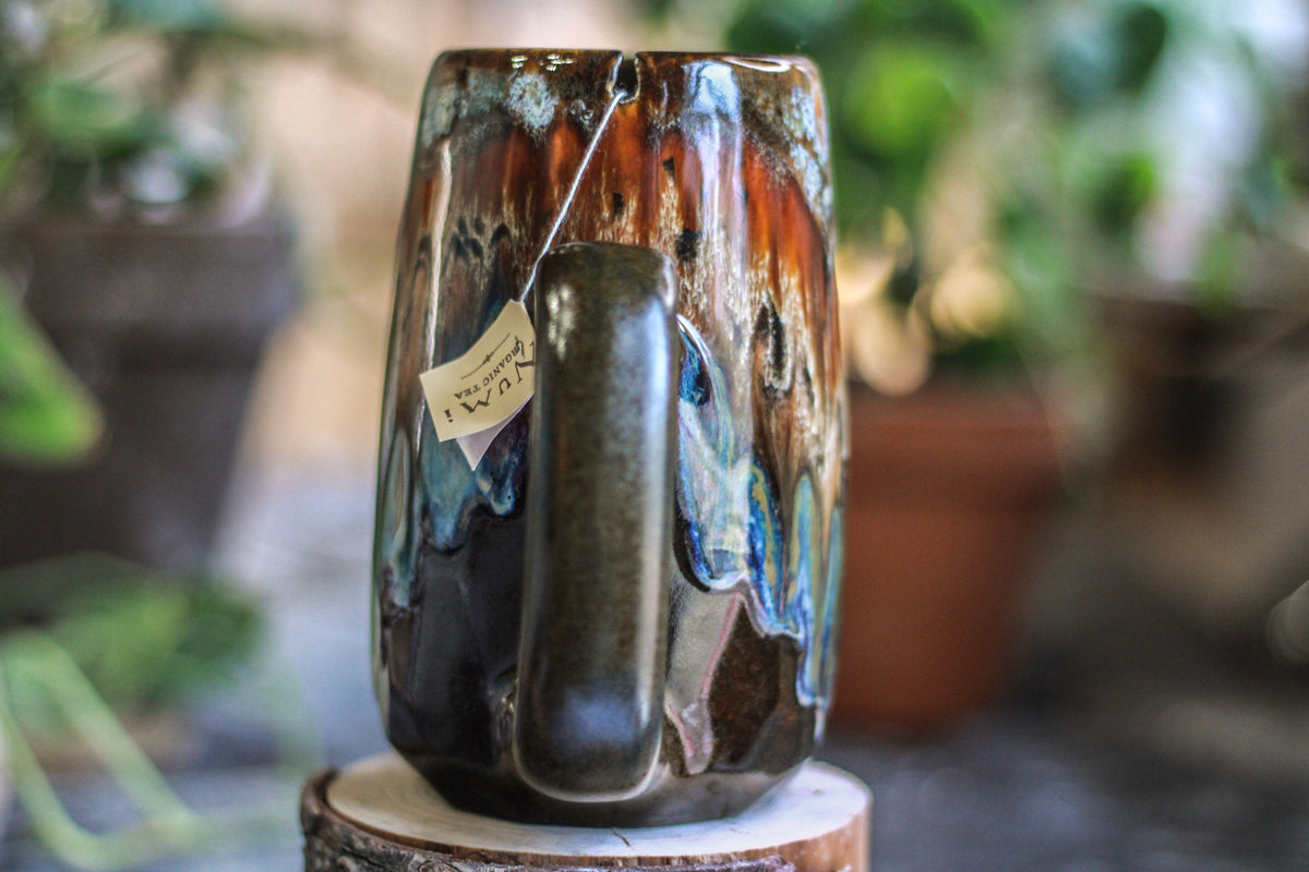 DRAWING WINNER: 17-B Desert Oasis Notched Crystal Mug - TOP SHELF, 23 oz.