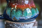 16-B Starry Night Barely Flared Squat Mug - TOP SHELF, 21 oz.