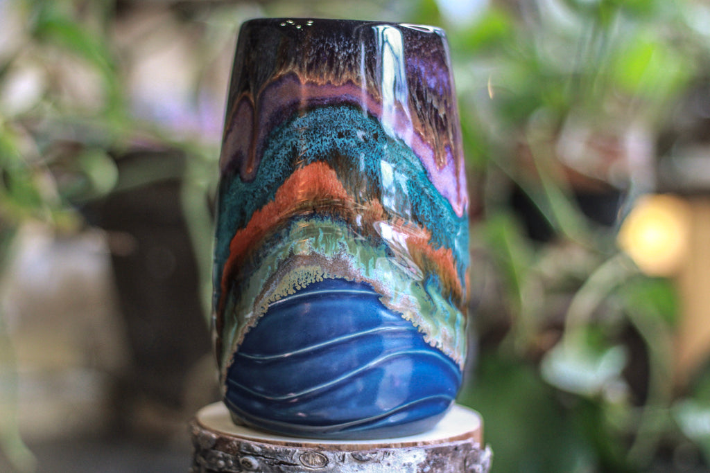 19-A Purple Haze Textured Mug - TOP SHELF MISFIT, 24 oz.