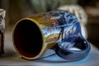 16-D Mossy Wave Textured Gourd Mug, 18 oz.