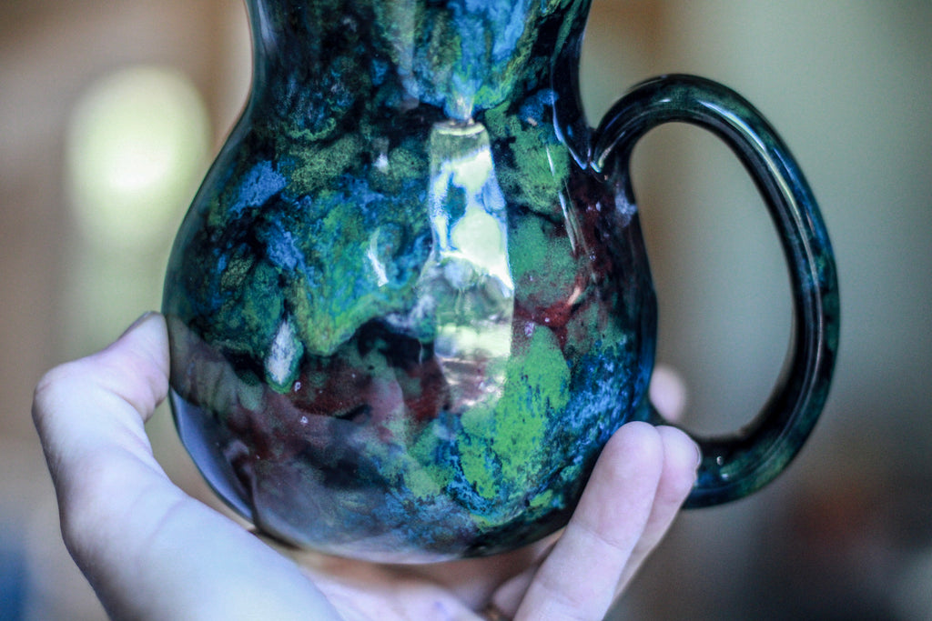 17-B Chrysocolla Flared Mug, 19 oz. 10% off