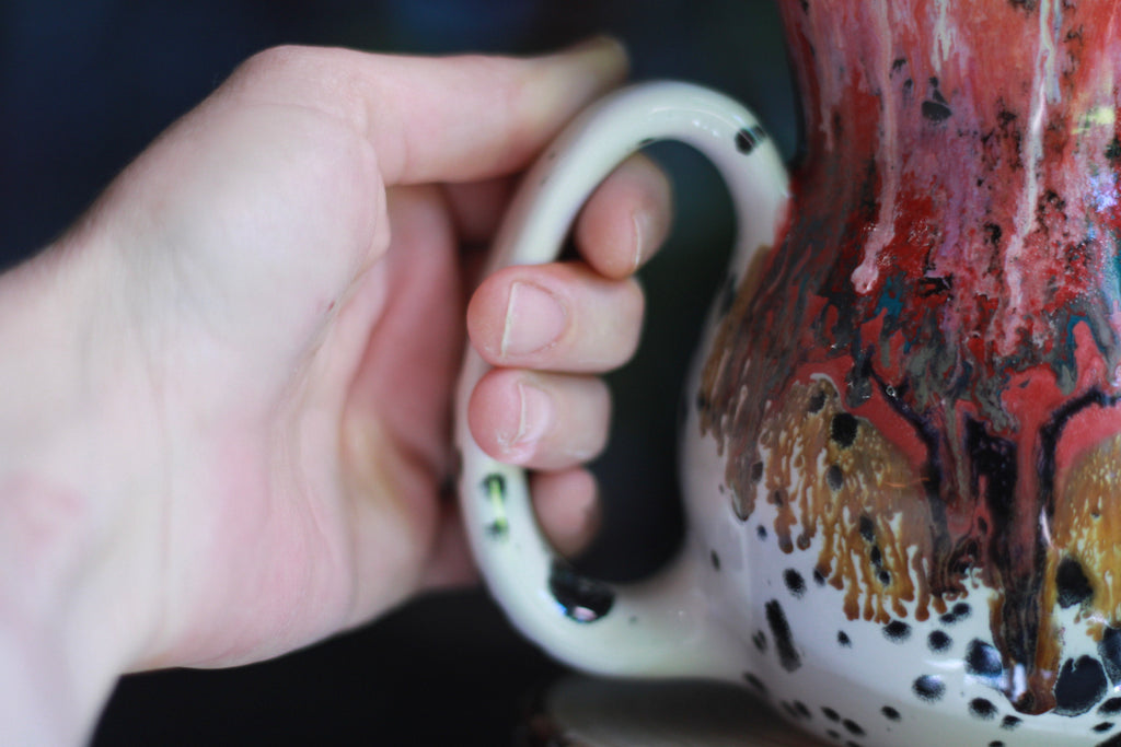 02-A Desert Rainbow Barely Flared Mug - TOP SHELF, 22 oz.