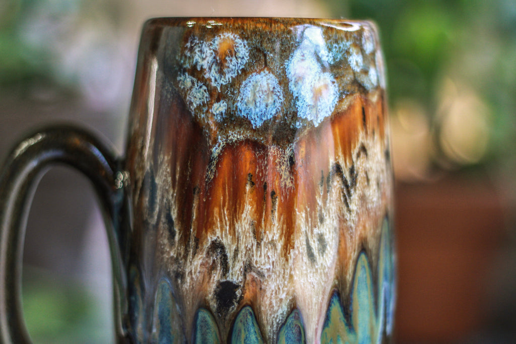 DRAWING WINNER: 17-B Desert Oasis Notched Crystal Mug - TOP SHELF, 23 oz.
