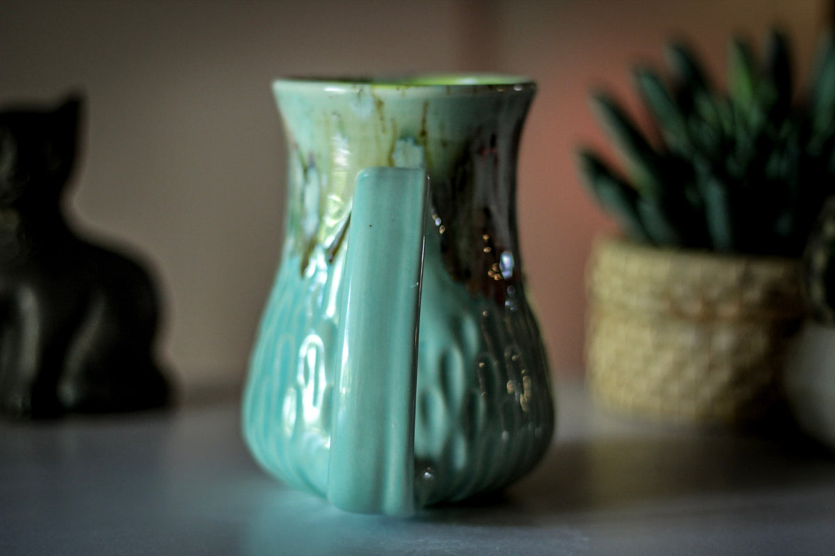 21-E PROTOTYPE  Barely Flared Textured Mug, 18 oz.