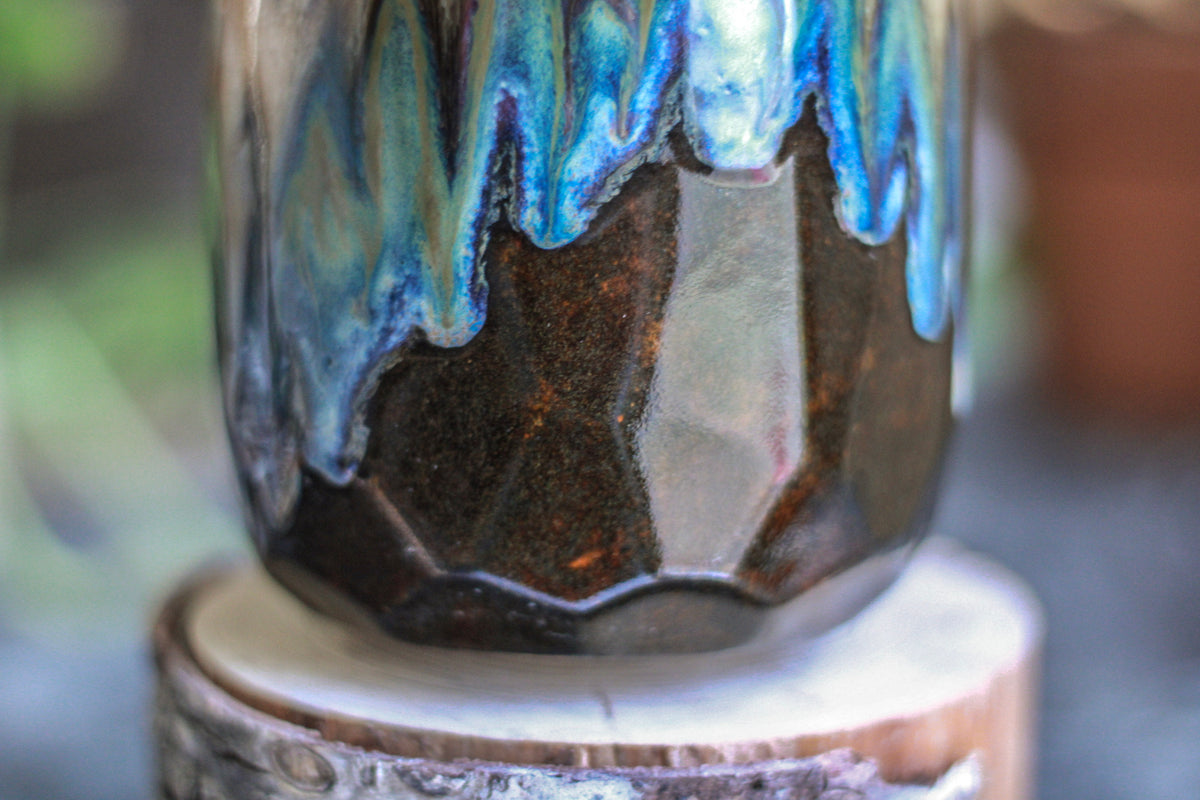 DRAWING WINNER: 17-B Desert Oasis Notched Crystal Mug - TOP SHELF, 23 oz.