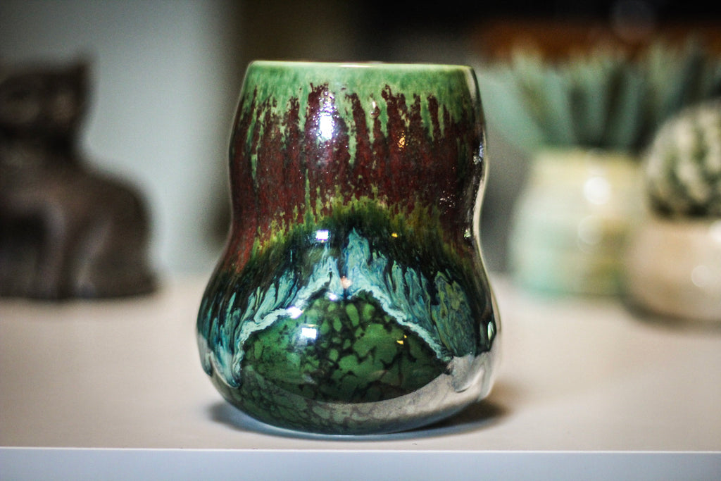 18-C Lizard King Gourd Mug - TOP SHELF, 17 oz.
