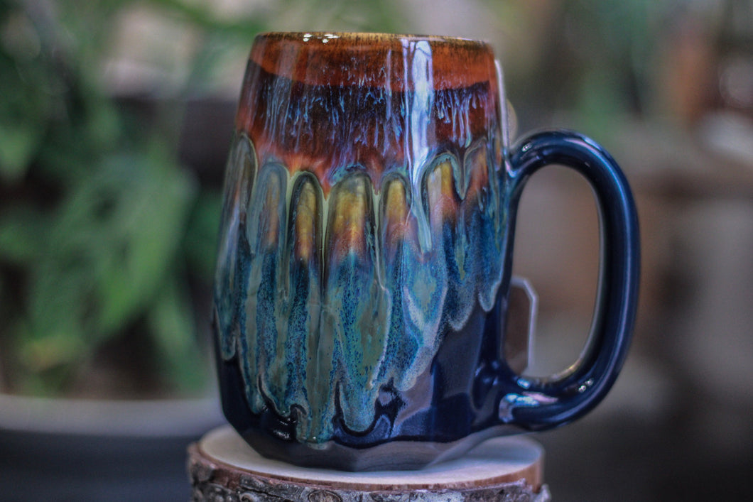 17-A New Earth Notched Crystal Mug, 20 oz.