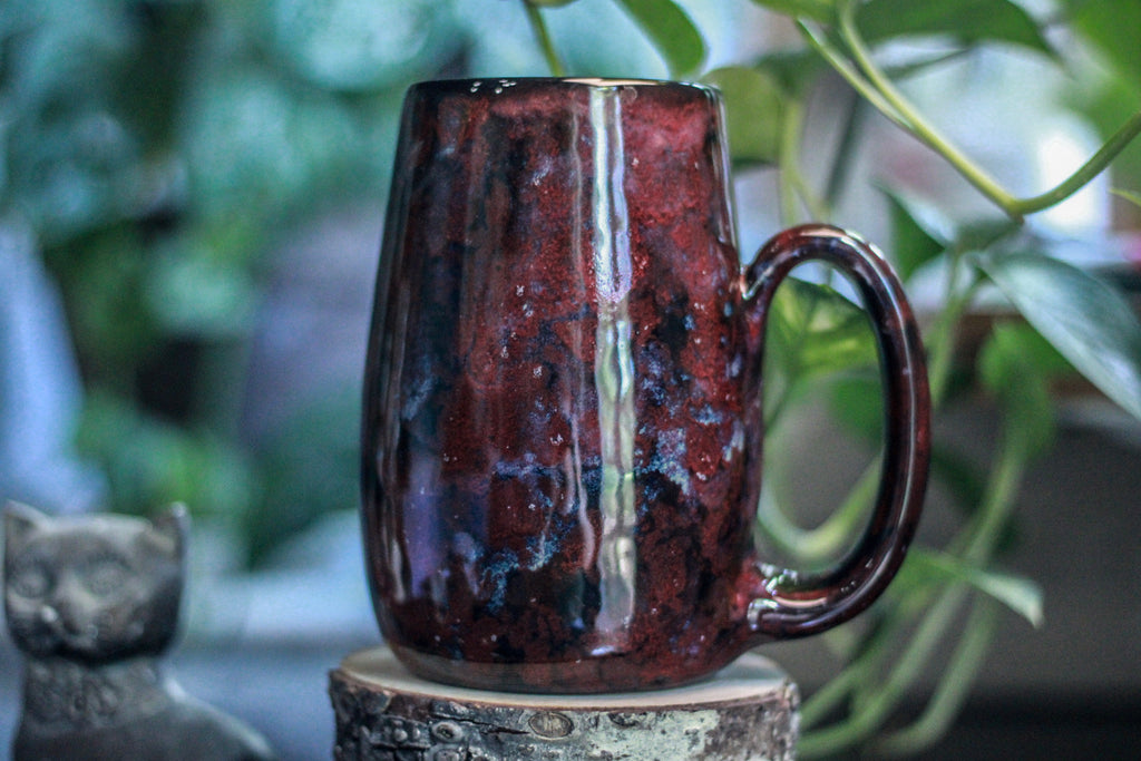 18-B Dragon's Blood Agate Mug - TOP SHELF, 25 oz.
