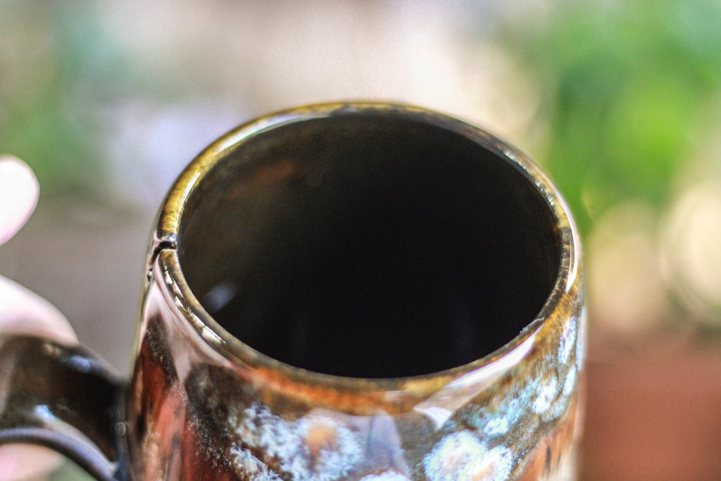 DRAWING WINNER: 17-B Desert Oasis Notched Crystal Mug - TOP SHELF, 23 oz.