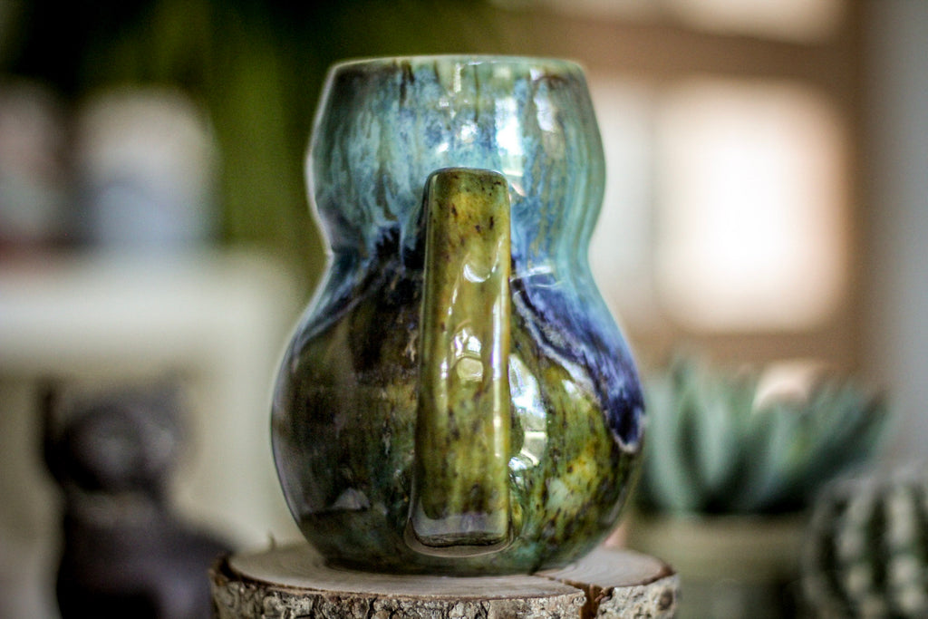 18-E Spanish Moss Gourd Mug, 17 oz.