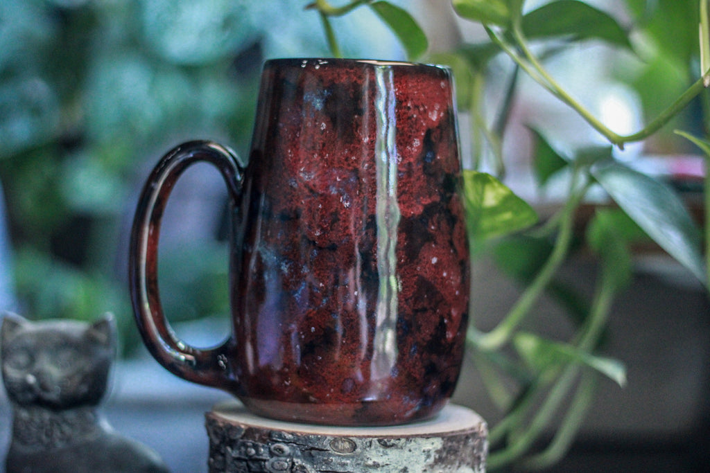 18-B Dragon's Blood Agate Mug - TOP SHELF, 25 oz.