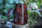 18-B Dragon's Blood Agate Mug - TOP SHELF, 25 oz.