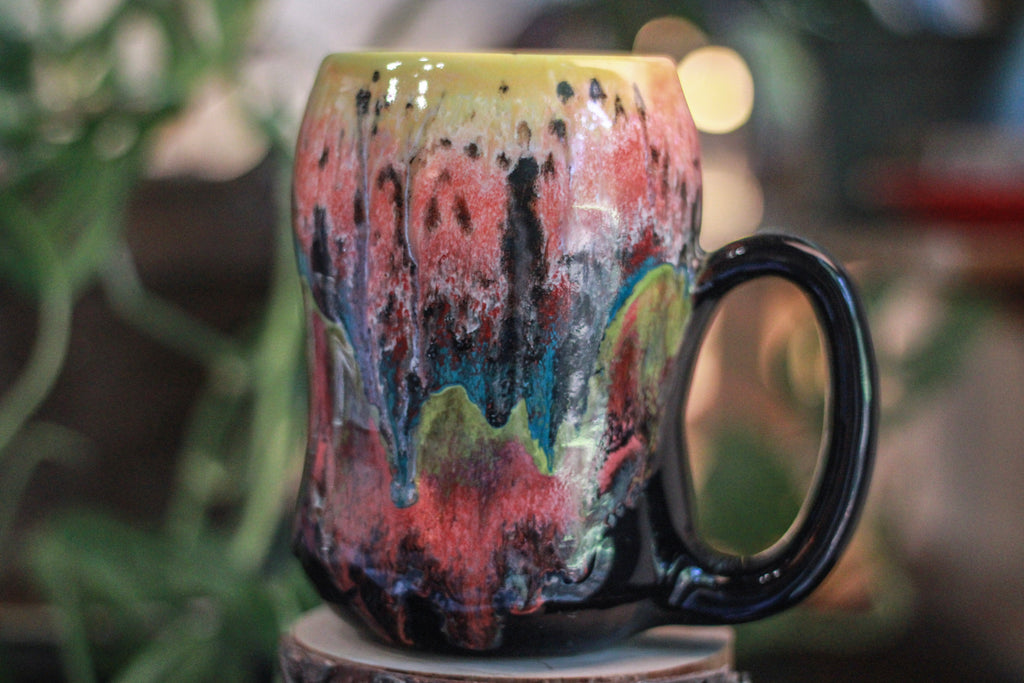 18-B Desert Rainbow Gourd Mug, 26 oz.