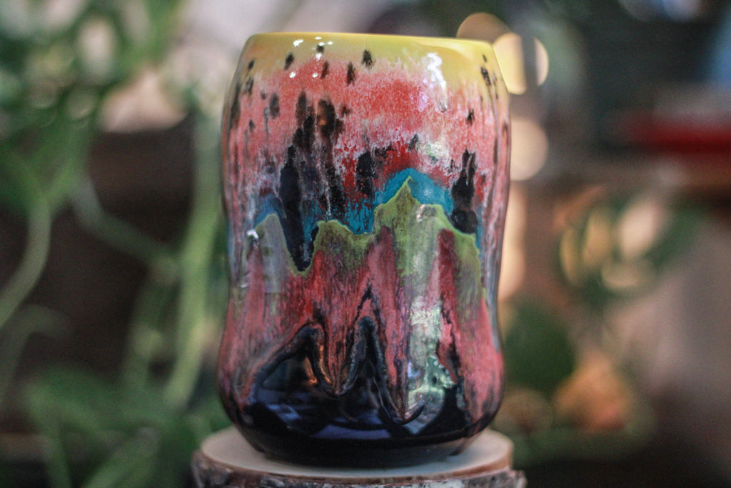 18-B Desert Rainbow Gourd Mug, 26 oz.