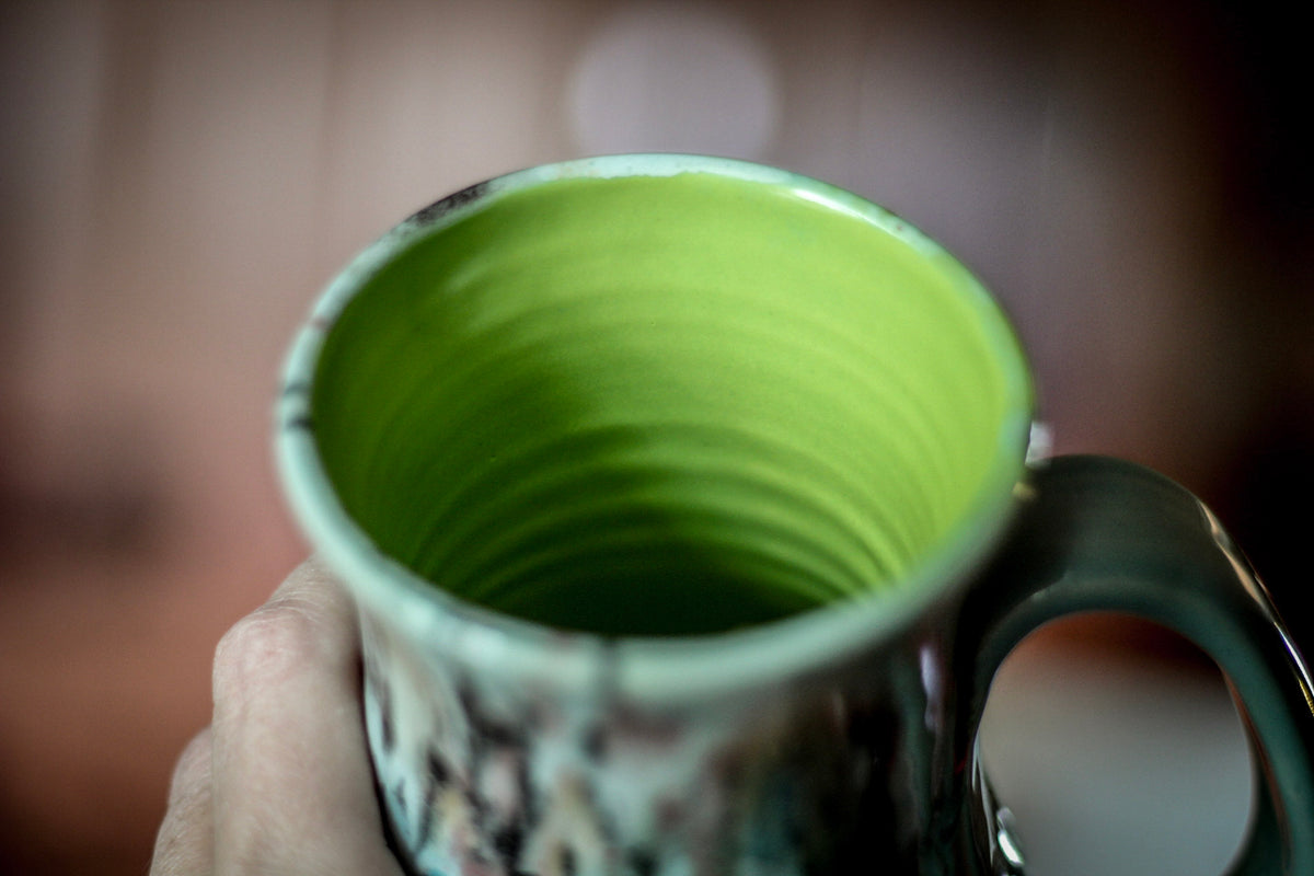 21-E PROTOTYPE  Barely Flared Textured Mug, 18 oz.