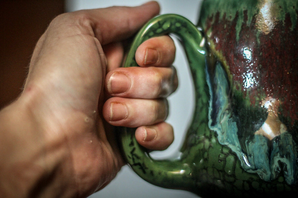 18-C Lizard King Gourd Mug - TOP SHELF, 17 oz.