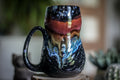 19-B Starry Starry Night Textured Gourd Mug, 20 oz.