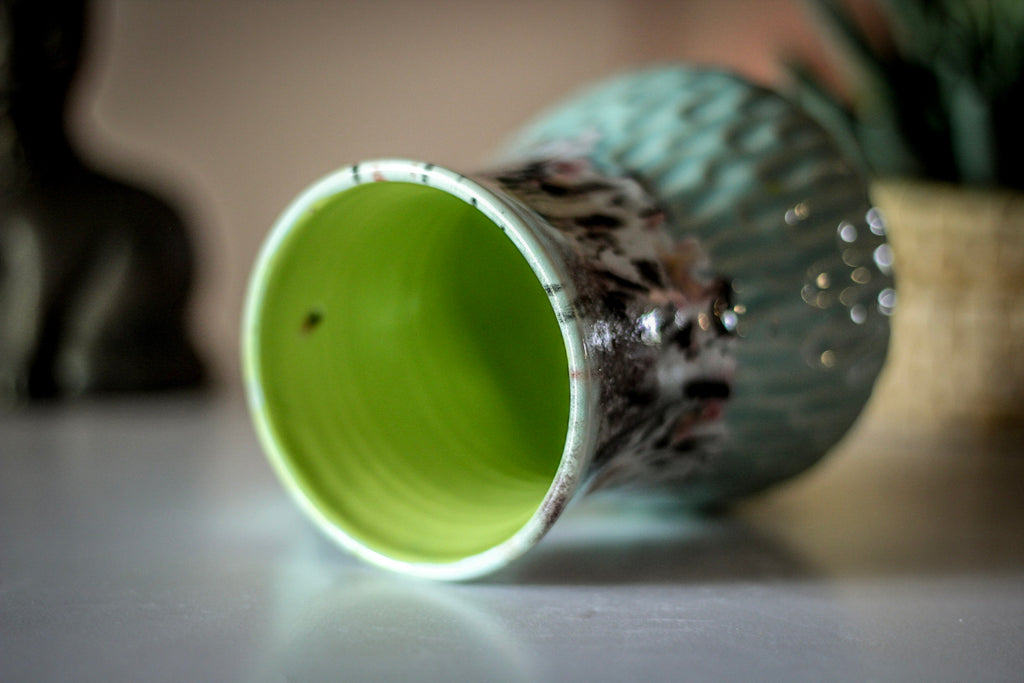 21-E PROTOTYPE  Barely Flared Textured Mug, 18 oz.