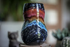 19-B Starry Starry Night Textured Gourd Mug, 20 oz.