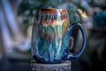 19-A New Earth Notched Crystal Mug - TOP SHELF MISFIT, 26 oz.