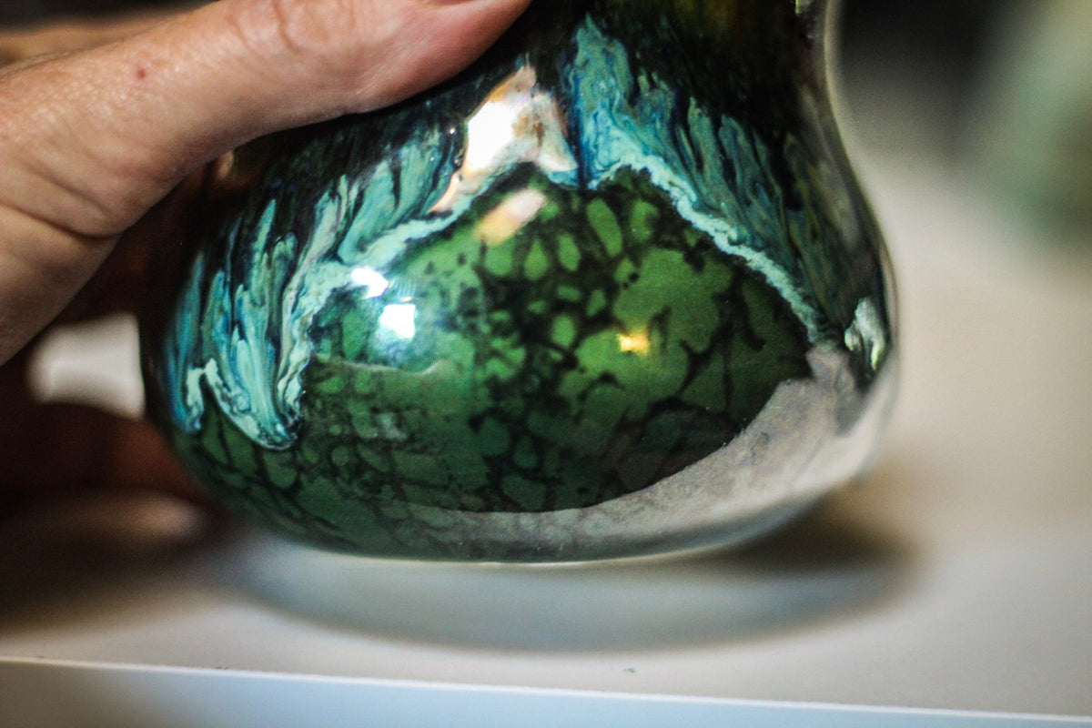 18-C Lizard King Gourd Mug - TOP SHELF, 17 oz.