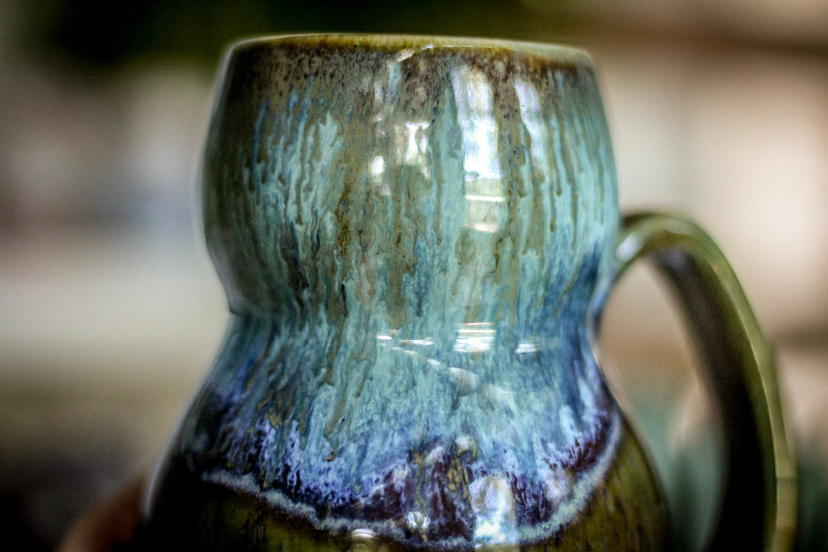 18-E Spanish Moss Gourd Mug, 17 oz.